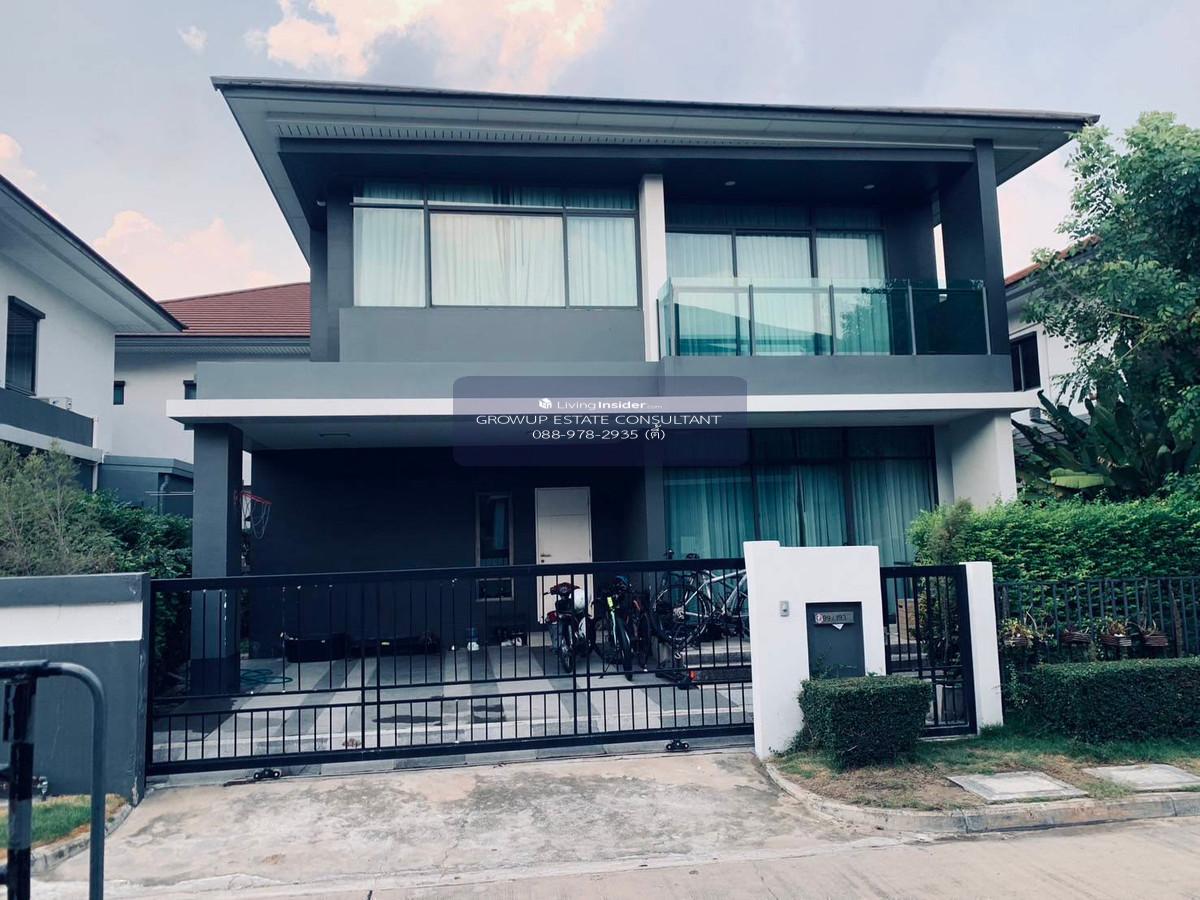 P-2826 Corner house, private, ready to move in, Setthasiri Krungthep Kreetha, near Rama 9 Expressway and APL Hua Mak BTS. Loading...