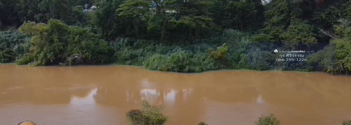 Land for sale next to the Pa Sak River, trees, waterfront, Kaeng Khoi, Saraburi, 85.5 sq m., already filled, friendly price. Loading...