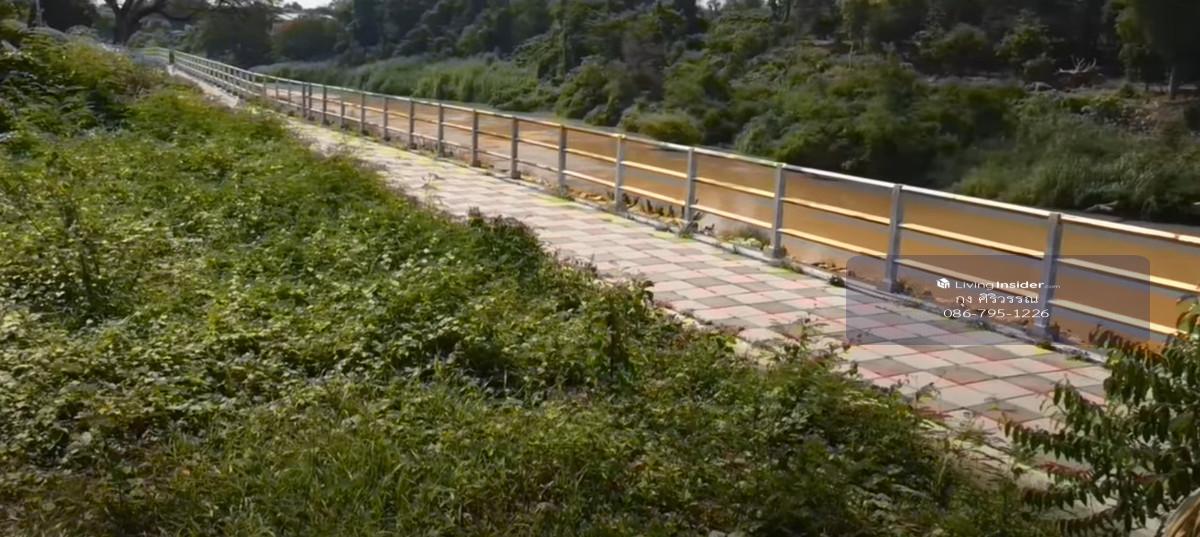 Land for sale next to the Pa Sak River, trees, waterfront, Kaeng Khoi, Saraburi, 85.5 sq m., already filled, friendly price. Loading...