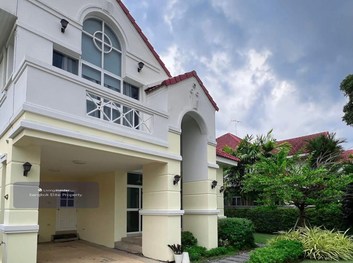 💥ขาย/เช่า บ้านเดี่ยวตกแต่งใหม่ หมู่บ้านบารเมษฐ์  ใกล้สวนหลวง ร.9 ซอย62 90 วา สวนใหญ่ Loading...