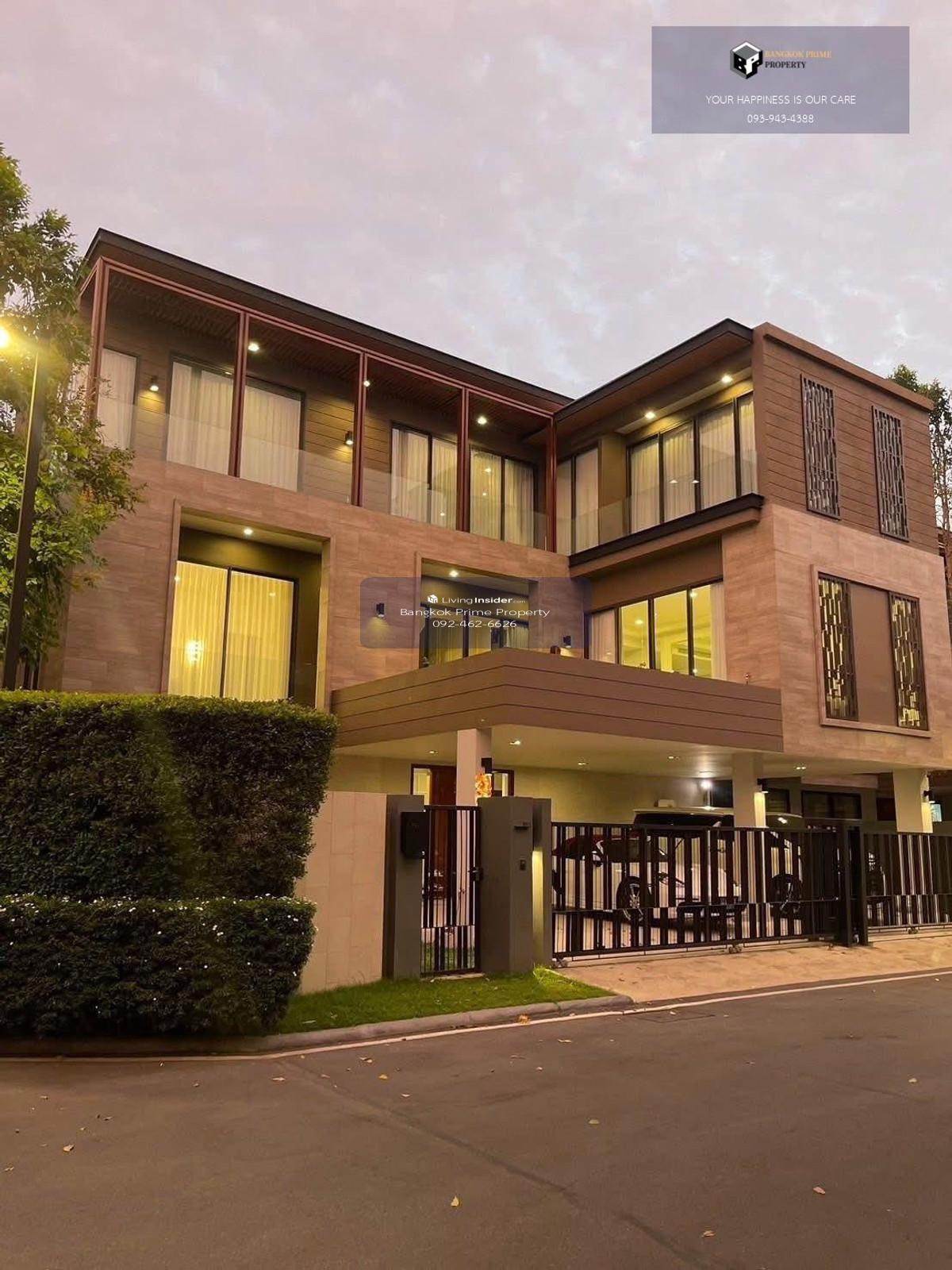 Vana Residence Rama 9-Srinakarin | Fully furnished & electrical appliance 3-story detached house with elevator, ready to move in, corner house #2025102512517  Loading...