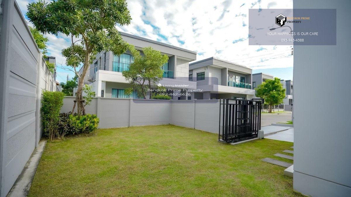 Centro Bangna | Corner detached house, north face, peaceful village, convenient entry and exit on many routes 🏡 #2025101812428  Loading...