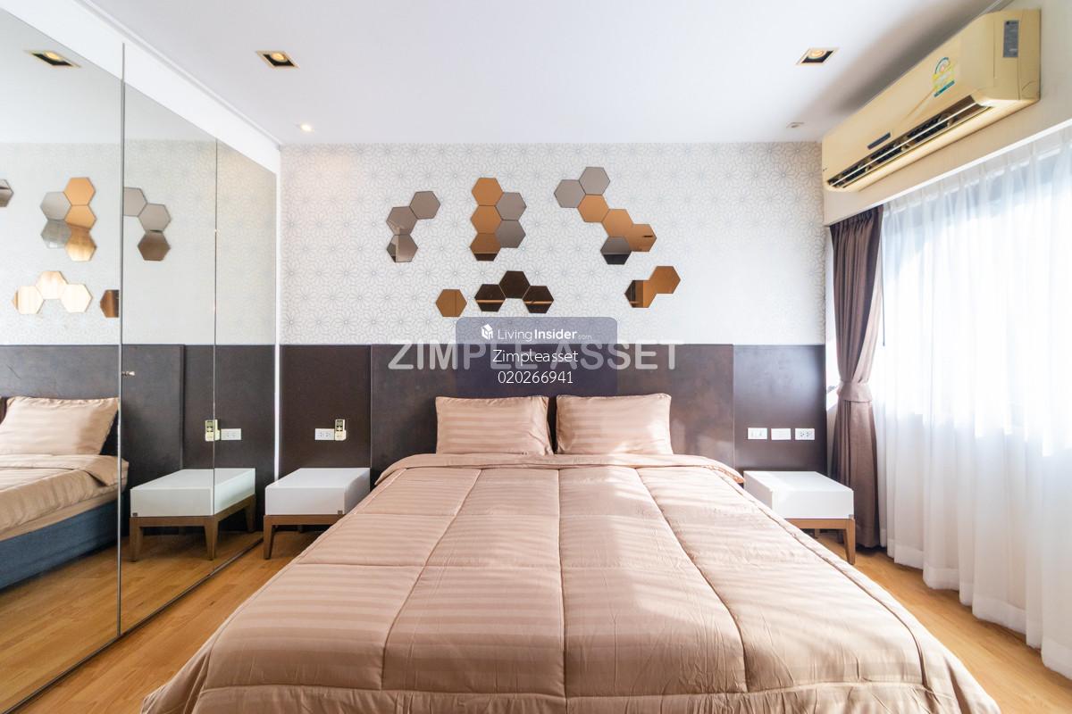 Line ID: @zimple_asset  Service Apartment on Sukhumvit Soi 8. Fully furnished large rooms with fitness and swimming pool. Conveniently located near BTS Nana. Accepts both short-term and long-term stays Loading...