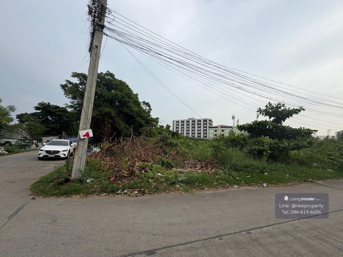 ขายที่ดินถูก เท่าราคาประเมินกรม แปลงมุม ติดถนน 3 ด้าน ใกล้รถไฟฟ้าครุใน Loading...