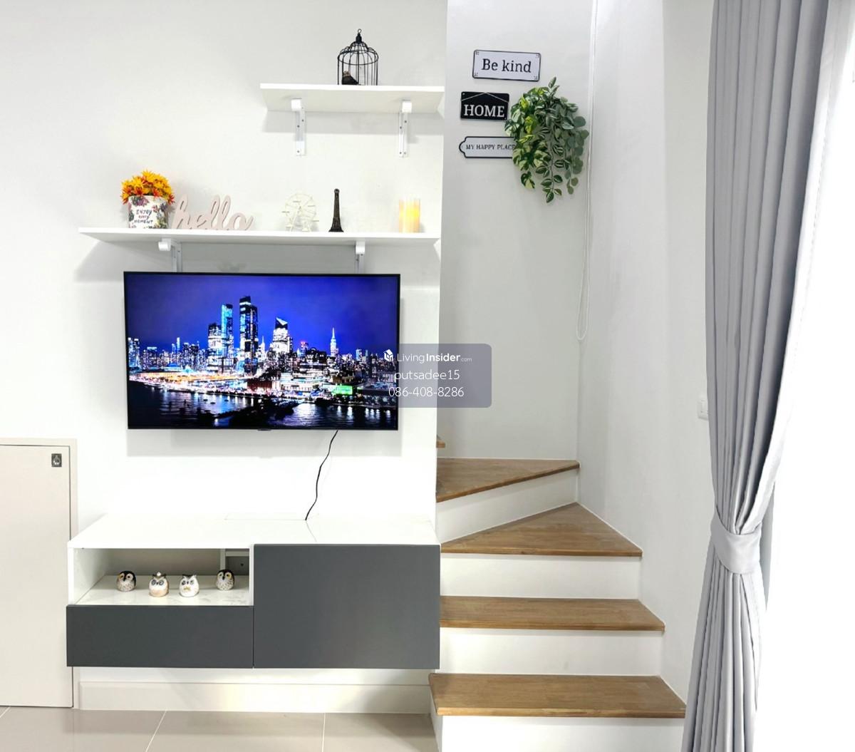 (Owner’s Post) ให้เช่าพรีเมียมทาวน์โฮมคลับเฮ้าส์แต่งครบสไตล์รีสอร์ตธรรมชาติ 2 ที่จอดรถ 🚗 PlenoTown บ้านกล้วย-กาญจนาฯ  🆕 Fully furnished เฟอร์นิเจอร์/ต่อเติม/ครัว/หลังคาโรงรถครบ 🌈ใกล้รถไฟฟ้าสายสีม่วงและเซ็นทรัลเวสต์เกต เพียง 10 นาที พร้อมเข้าอยู่   🏡🏡 Loading...