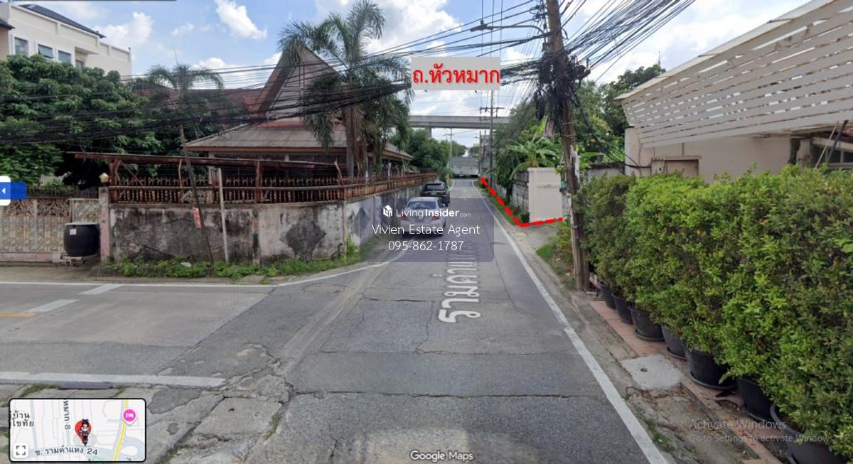 ขายถูกที่ดิน ติดถนนใหญ่ แปลงหัวมุม หัวหมาก - รามคำแหง50 Loading...