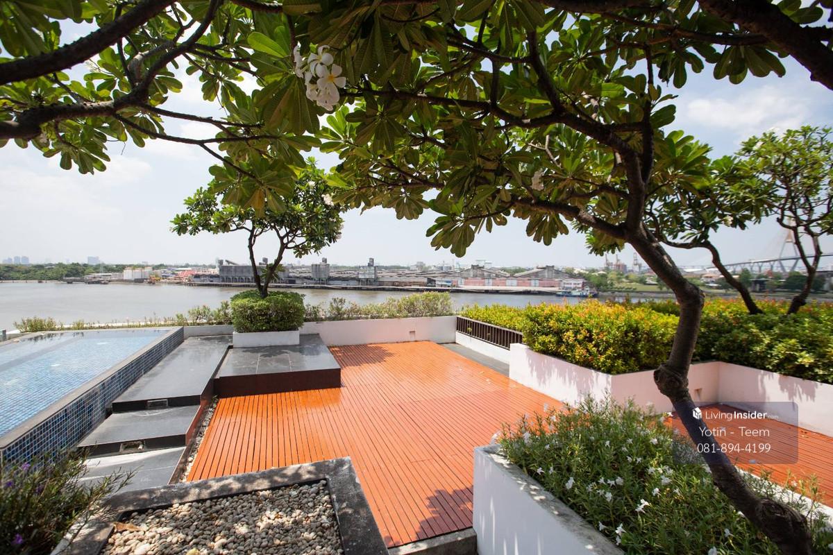 💎🌳 Ultimate Riverside Living! For Rent: The Pano Rama 3 - 453 sq.m. Penthouse with Private Garden & Pool! 🌳💎 Loading...