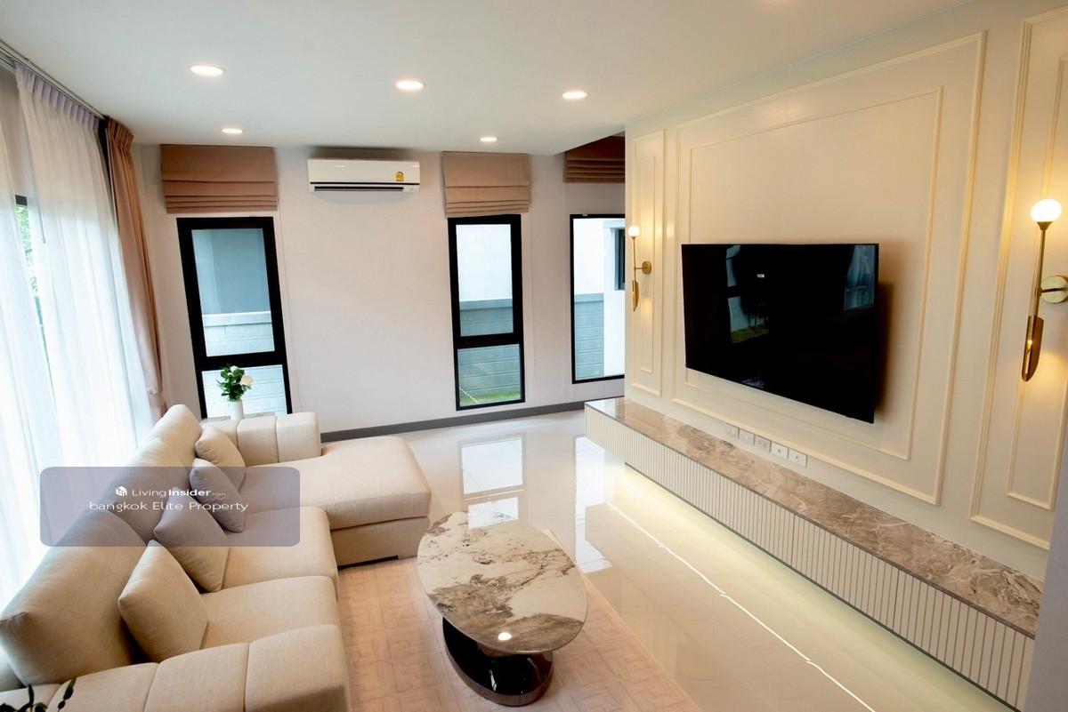 🏡 FOR RENT Single house, The City Bangna, 4 bedrooms, 5 bathrooms, large house, luxuriously decorated, near Mega Bangna. Loading...