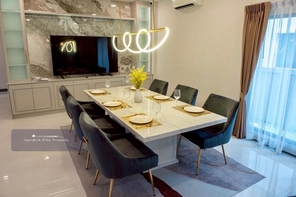 🏡 FOR RENT Single house, The City Bangna, 4 bedrooms, 5 bathrooms, large house, luxuriously decorated, near Mega Bangna. Loading...