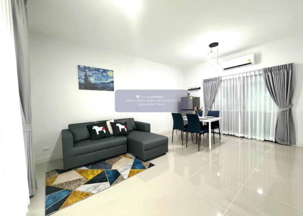 Townhome for rent, Pleno Town, Baan Kluai-Kanchana, fully furnished, near Central Westgate, 10 minutes. Loading...