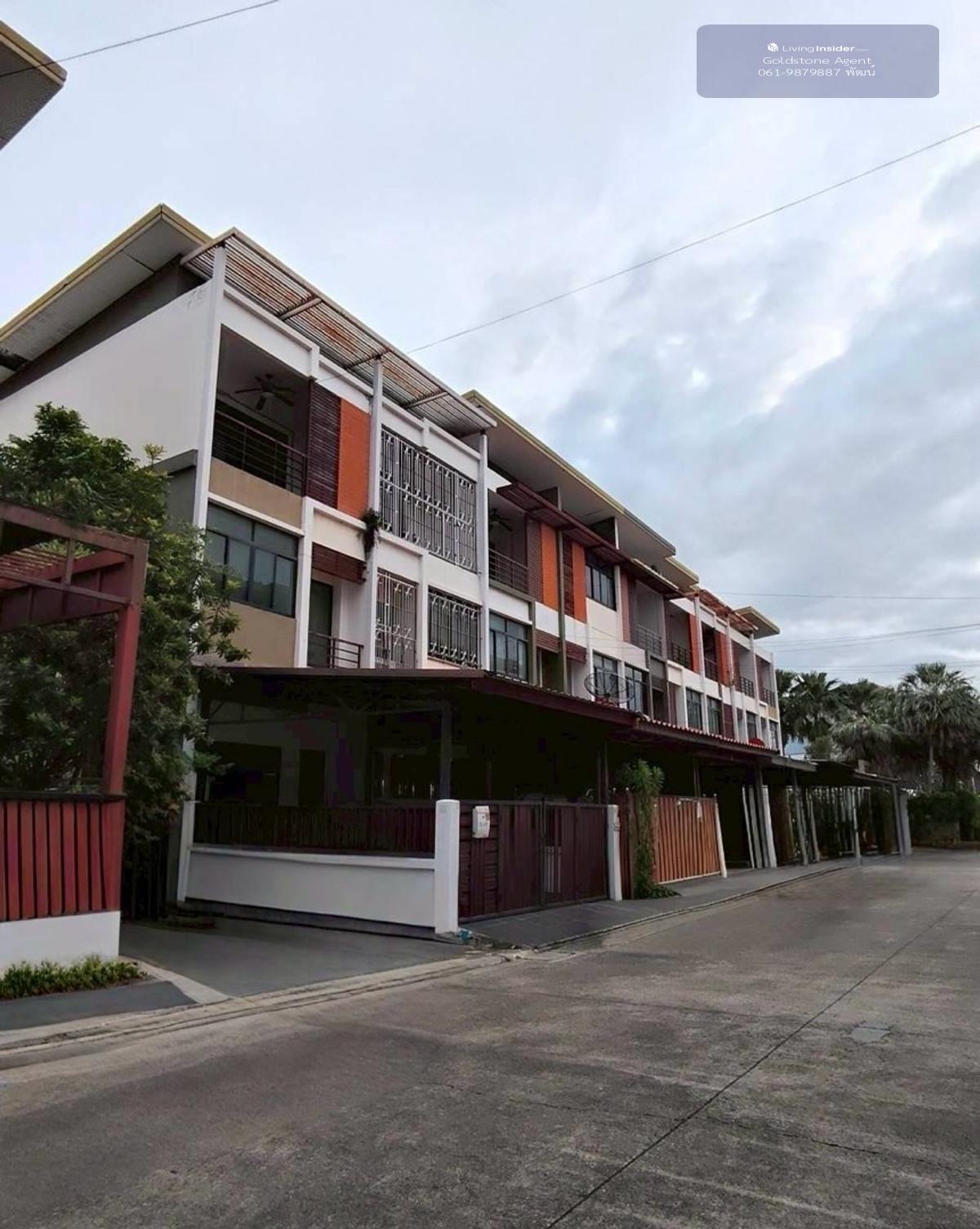 ให้เช่า ทาวน์โฮม 3 ชั้น หลังมุมโครงการ Sixnature (ซิกเนเจอร์) กัลปพฤกษ์ Loading...