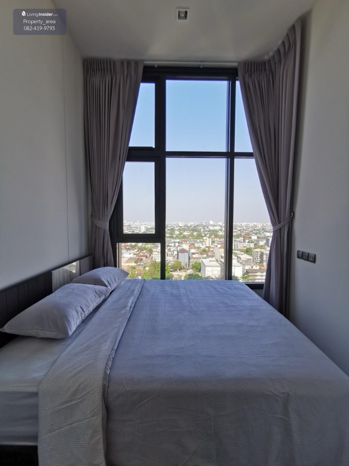 Room for rent, The LINE Sukhumvit 101, 17th floor, city view, new room size 28.75 sq m. Ready to move in, complete equipment⭐️ Price 16,000 baht Loading...