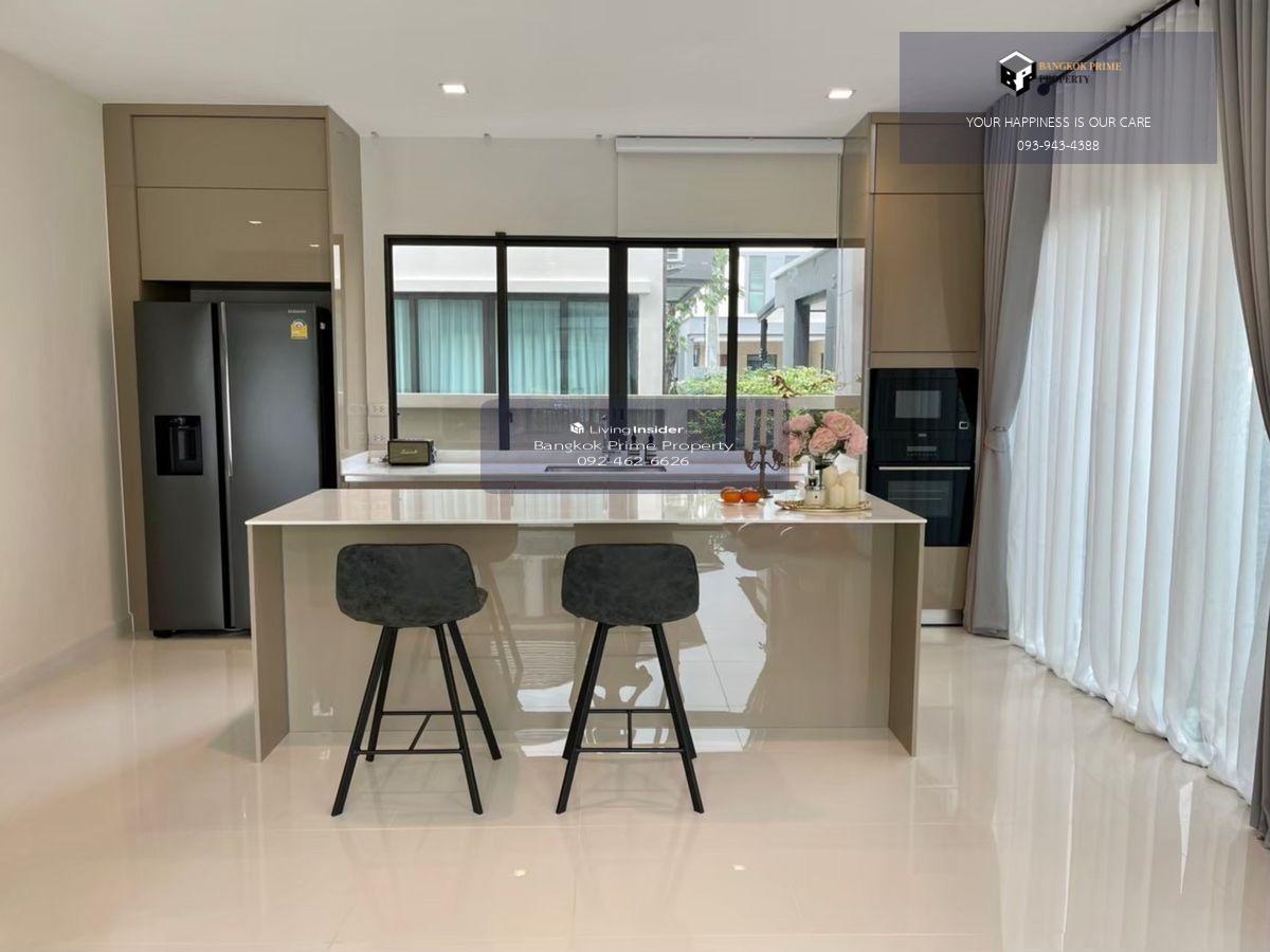 Bangkok Boulevard Rama 9 🏡 Single house decorated and ready to move in. Fully Furnished Detached House 拎包入住的独栋别墅 #2025102812596  Loading...