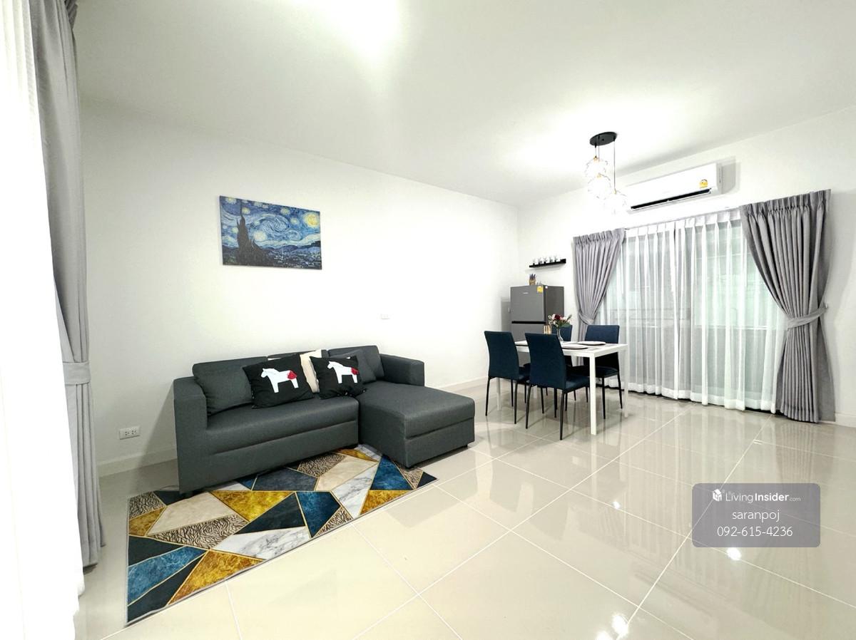 ให้เช่า ทาวน์โฮม 2 ชั้น ม.Pleno Town บ้านกล้วย-กาญจนา บ้านสวย เฟอร์นิเจอร์ครบ พร้อมอยู่ ราคา 16,500 บาท Loading...