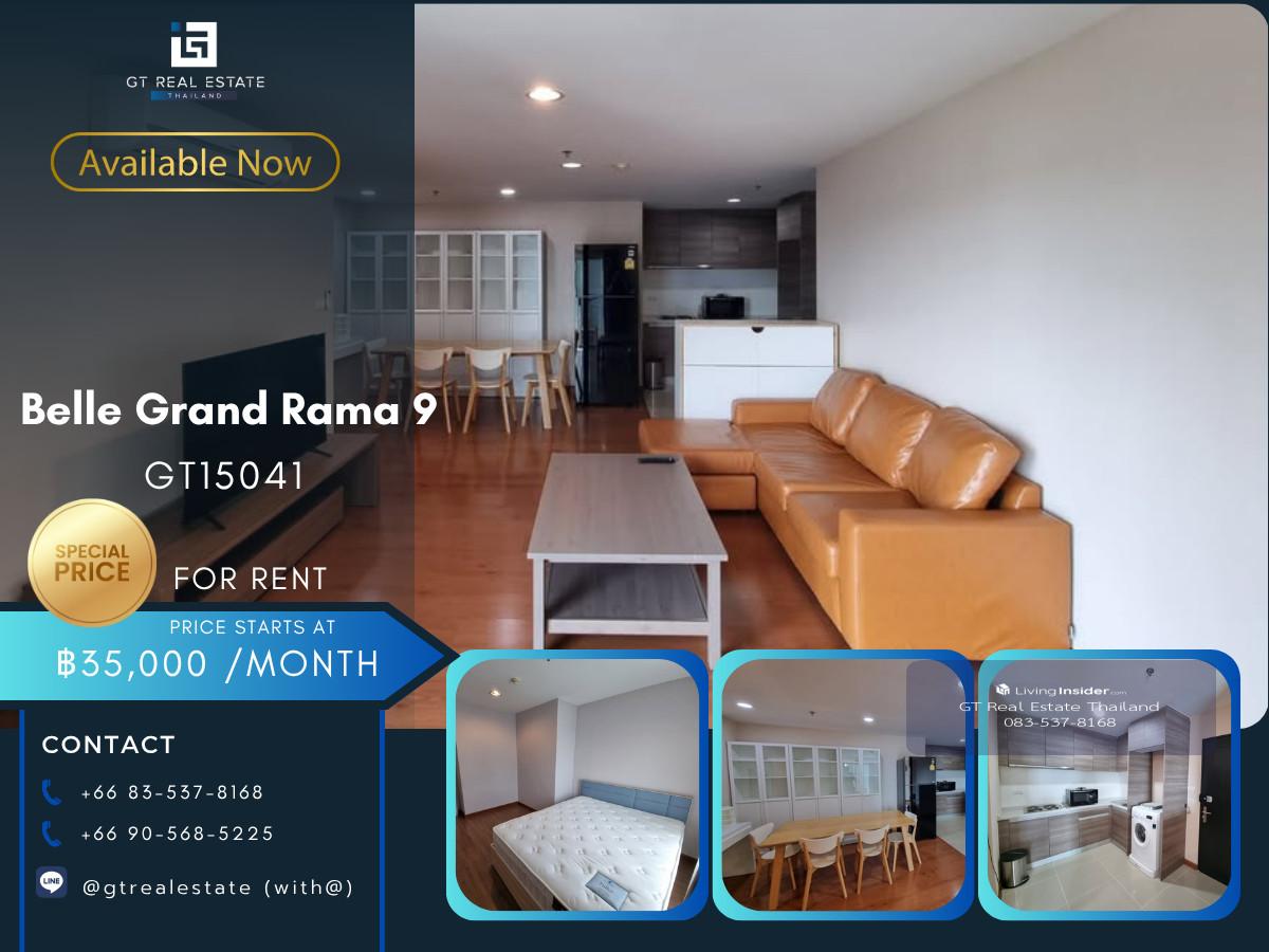 Condo Belle Grand Rama 9, easy to travel. Near the MRT, there is a shuttle, beautiful room, fully furnished, ready to move in. Loading...