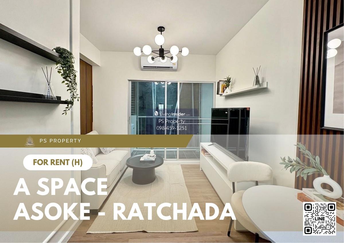 ให้เช่า 📍A Space Asoke - Ratchada 📍 เฟอร์นิเจอร์ และ เครื่องใช้ไฟฟ้าครบ ใกล้ MRT พระราม 9 Loading...