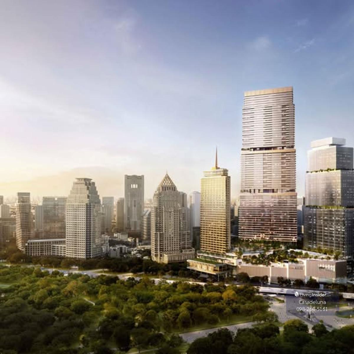 ✨Dusit Residences✨1 beds 1 baths, Size 77.63 sqm., near BTS / MRT Silom (0.3 km) Tel.0982645161  Loading...