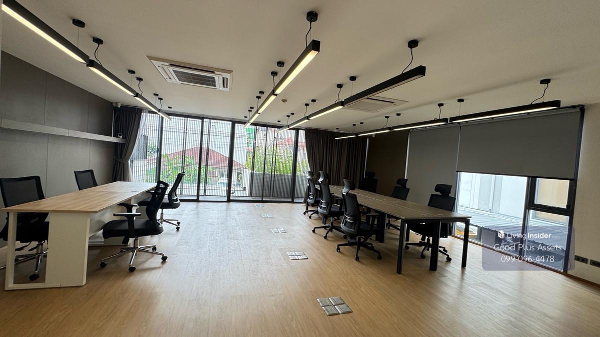 🌟Home Ofiice +KTV🪩The Element Rama 9 has an elevator 550Sq.m., near The Nine Rama 9, only 150M, with office equipment, ready to move in🌟 Loading...