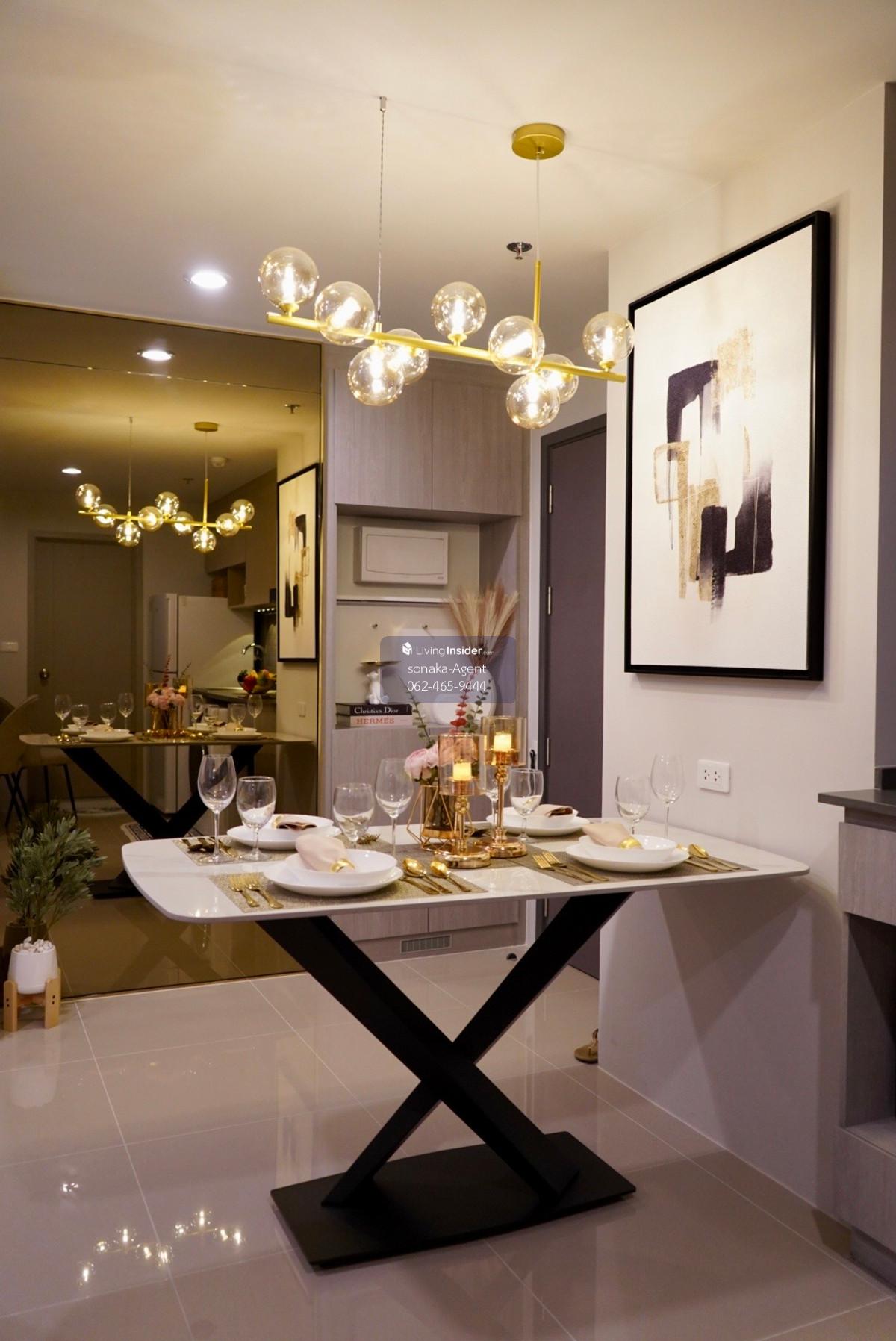 ✨ Rare Item! For rent, luxurious corner room, fully furnished, ready to move in, Ideo Ramkhamhaeng-Lam Sali, 2 bedrooms, 2 bathrooms | 53.5 sq m. | 19th floor | Open view as far as the eye can see. Loading...