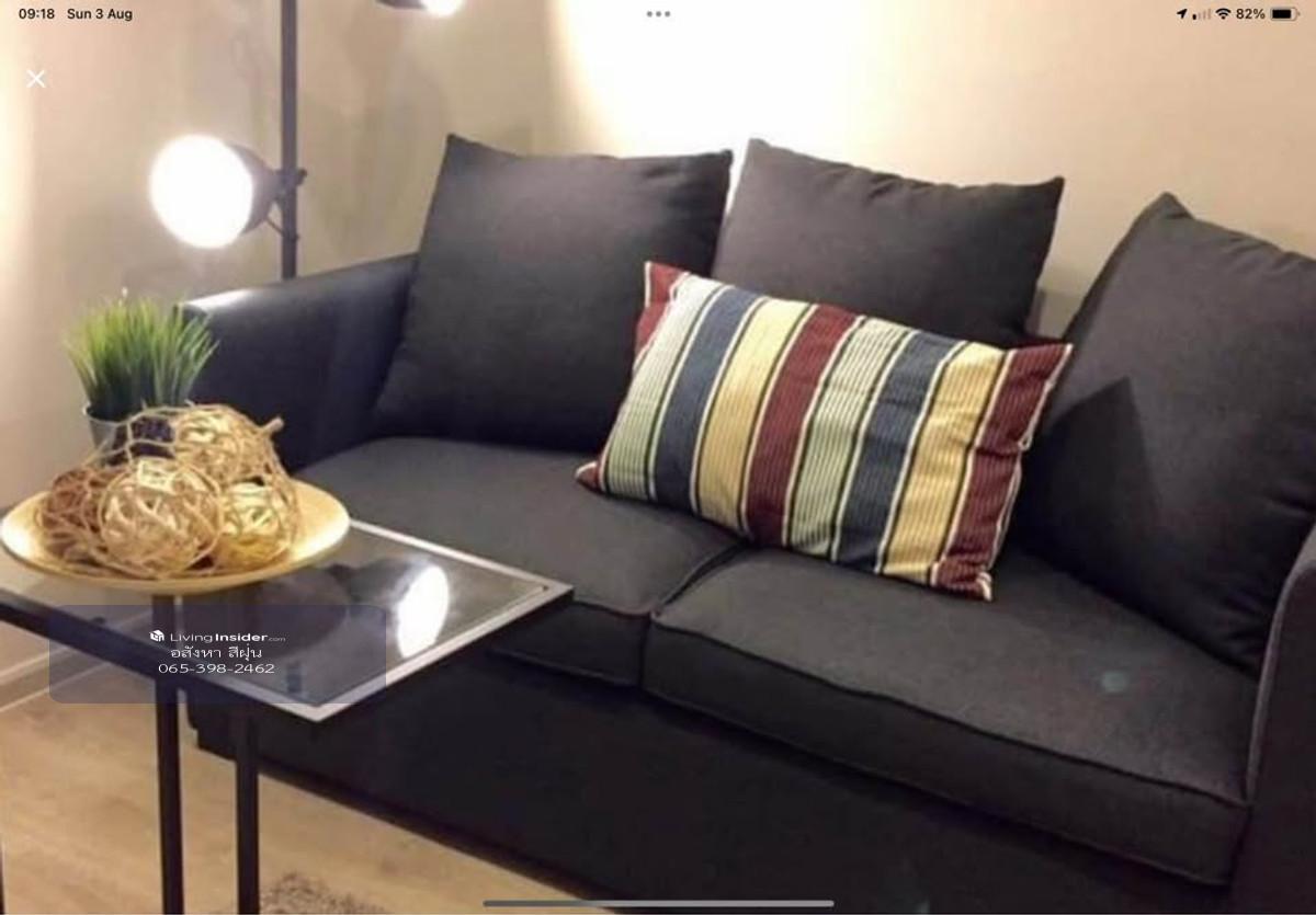 Condo for rent, Centric Ratchada-Huai Khwang, size 28 square meters, 20th floor, next to MRT Huai Khwang, fully furnished, ready to move in. Loading...