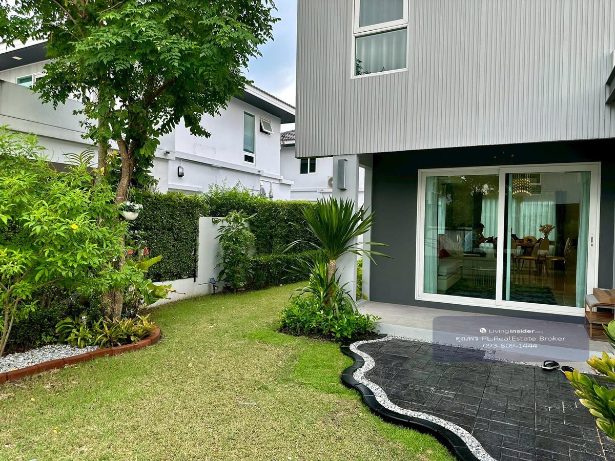 HR2951 Single house for rent Chaiyapruek Chatuchot - Watcharaphon project, fully furnished, ready to move in, close to the expressway. Loading...