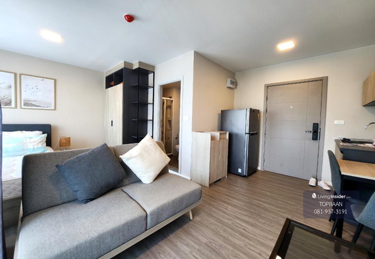 ขายและให้เช่าดีคอนโด แคมปัส ไฮด์อเวย์ เนื้อที่ 26.27 ตร.ม. 1 นอน 1 น้ำ ตกแต่งพร้อมอยู่ เฟอร์นิเจอร์ และเครื่องใช้ไฟฟ้าครบ ราคาต่อรองได้ Loading...