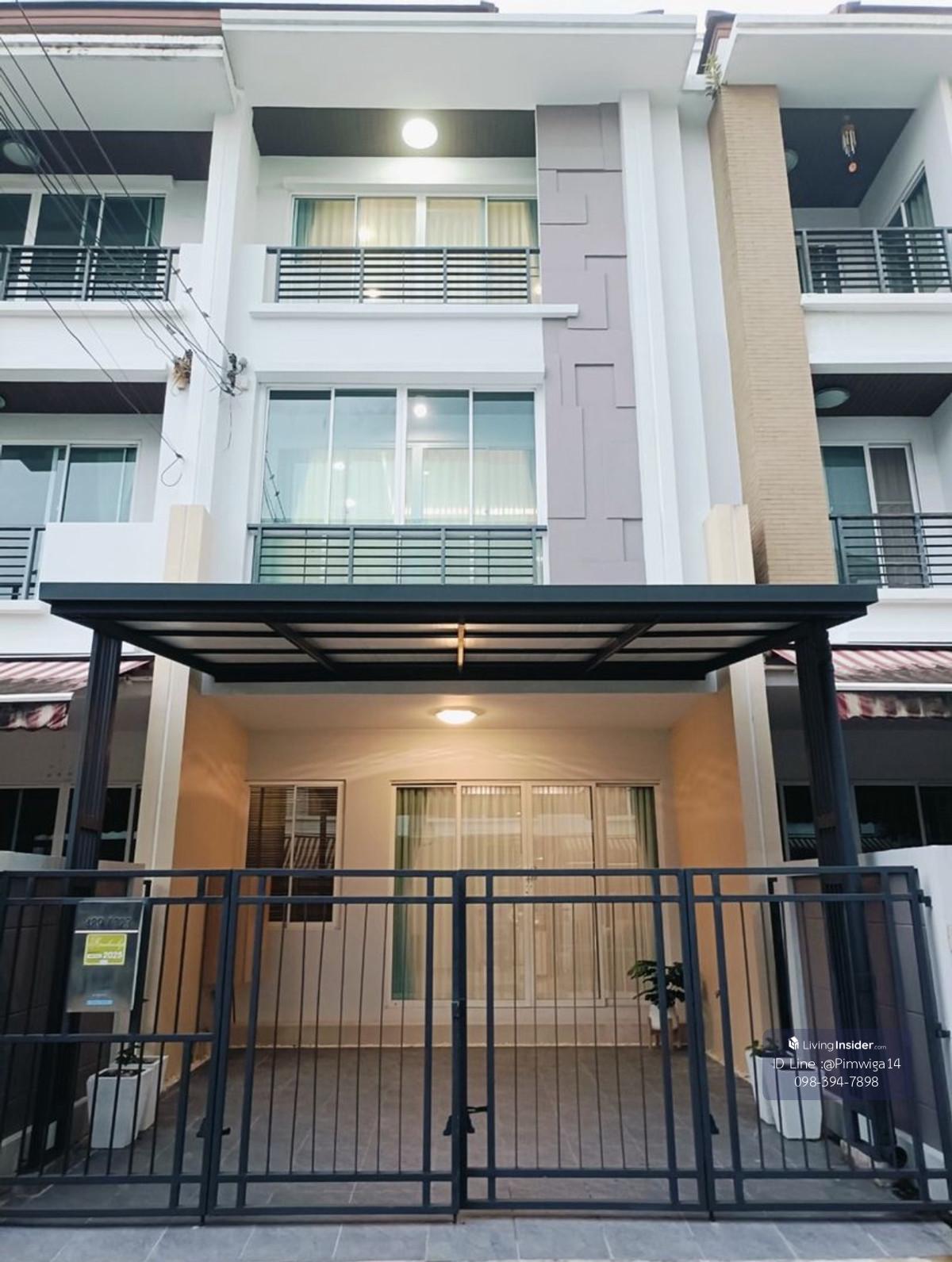 ปล่อยเช่า ทาวน์โฮม  บ้านกลางเมือง เอสเซ้นส์ อ่อนนุช – วงแหวน Loading...