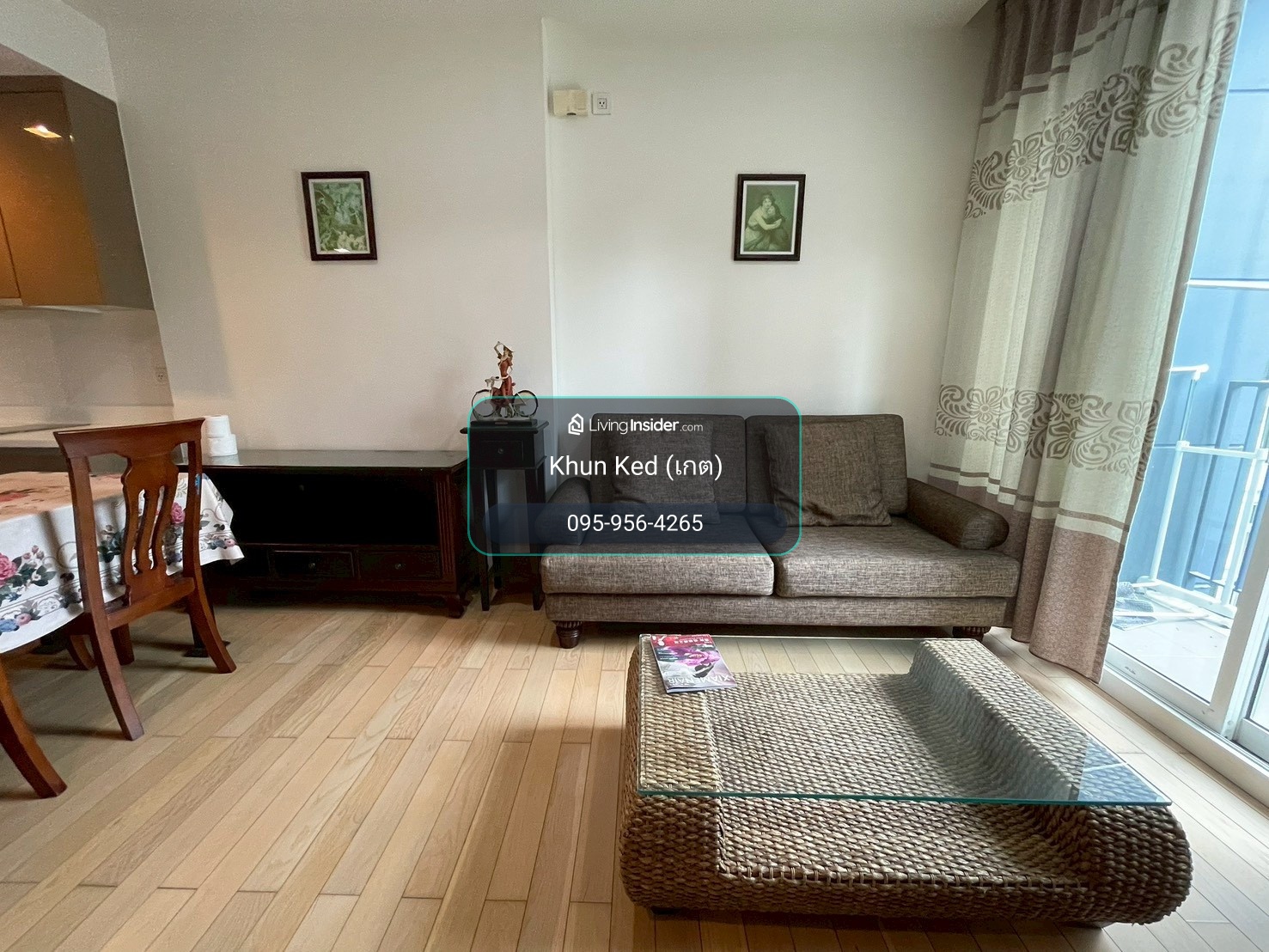 (FOR RENT)  คอนโด Siri at Sukhumvit ราคาดี! ห้องกว้างอยู่สบาย 1นอน 50 ตร.ม. เฟอร์+เครื่องใช้ไฟฟ้าครบ พร้อมเข้าอยู่ ㅡ ใกล้ 🚆BTS ทองหล่อ – รูปที่ 3