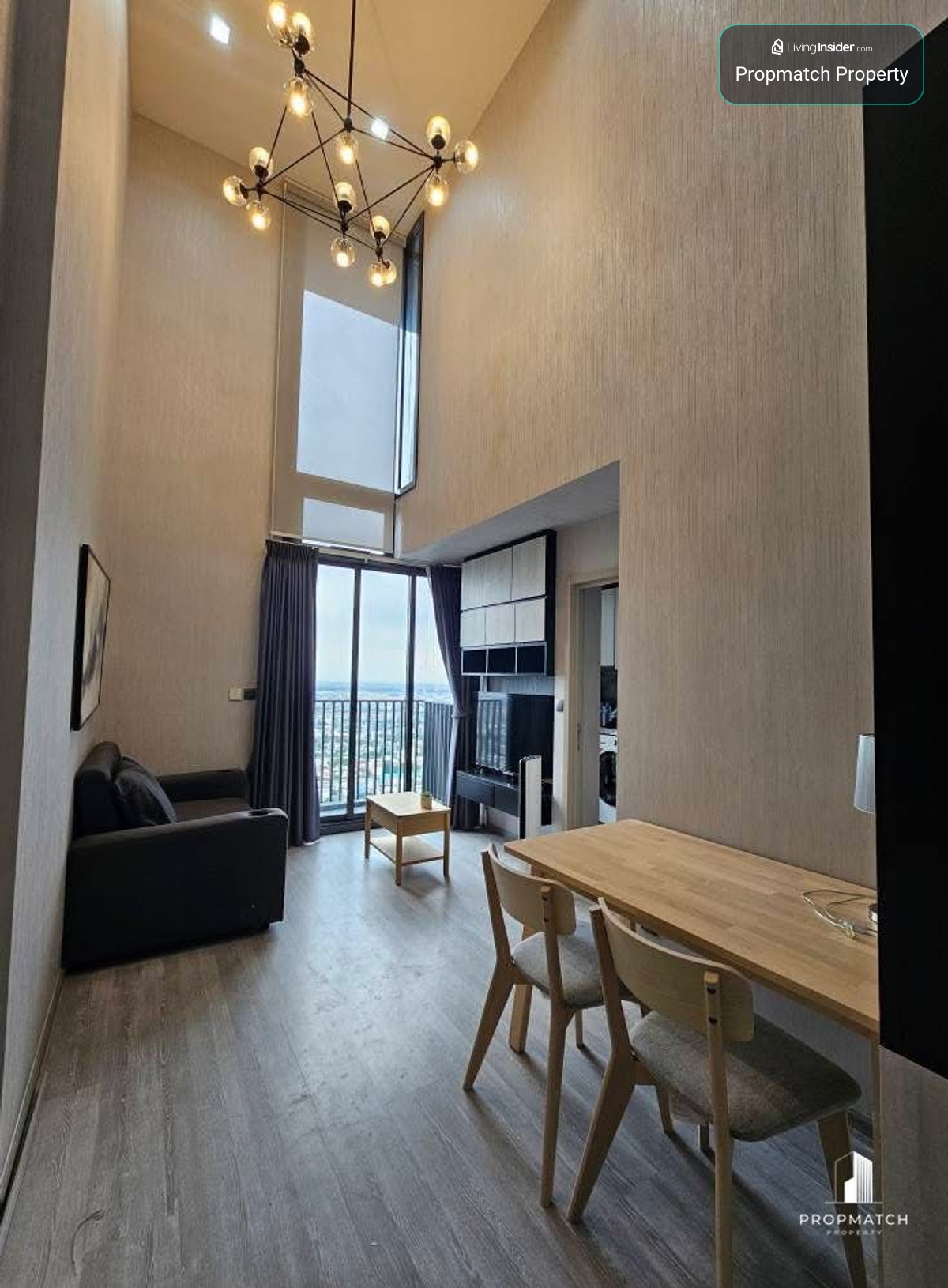 ✨Flash Deal ✨The Line Sukhumvit 101( Duplex 1Bed 1Bath 41SQM.) แต่งครบพร้อมอยู่ !! เพียง 25,000บาทต่อเดือน Tel.0981315848 @propmatch – รูปที่ 2