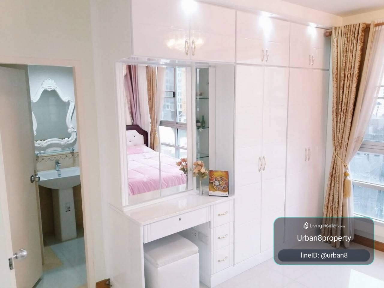 ★ Pathumwan Resort ★ 49 sq m., 11th floor (2 bedrooms, 1 bathroom), ★ near BTS Phaya Thai and Airport Link Phaya Thai ★ near Siam Paragon, Siam Square ★ many amenities ★ complete electrical appliances ★ – รูปที่ 3