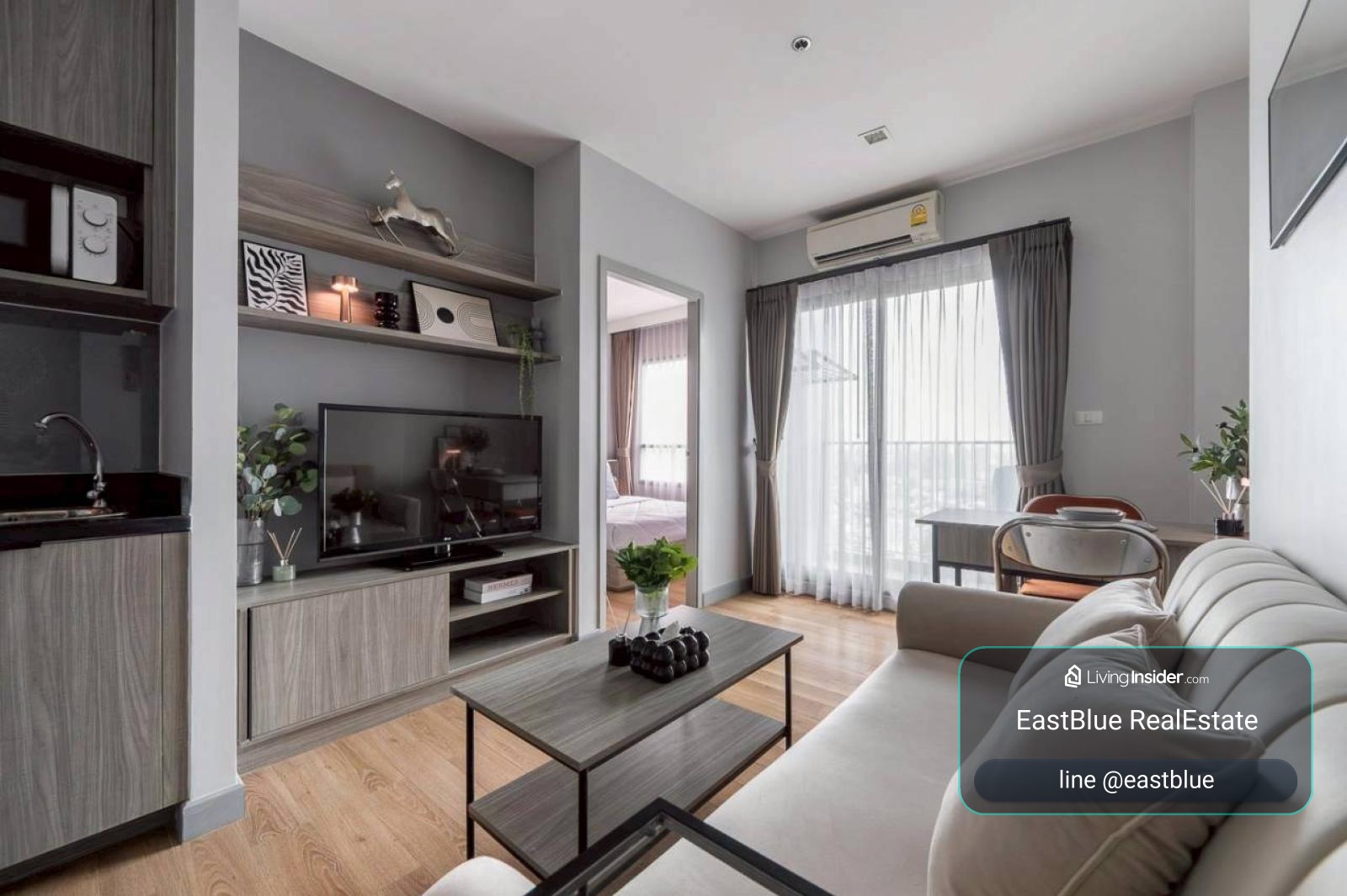 Ready-to-move-in condominium Chapter One Midtown Ladprao 24
1 bedroom next to BTS/MRT Ladprao for only 16,000 Baht/month! 0642748883 – รูปที่ 2