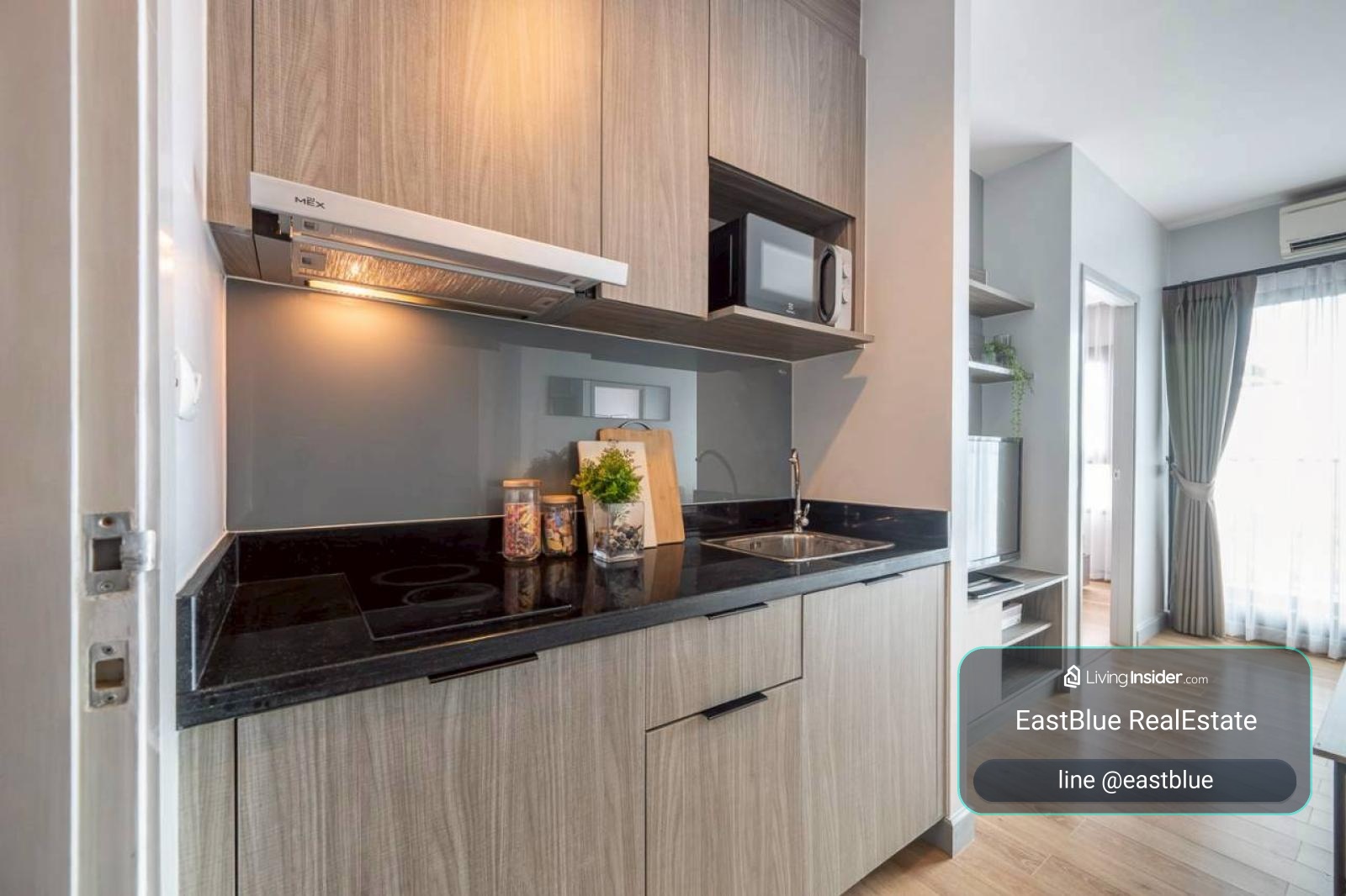 Ready-to-move-in condominium Chapter One Midtown Ladprao 24
1 bedroom next to BTS/MRT Ladprao for only 16,000 Baht/month! 0642748883 – รูปที่ 4