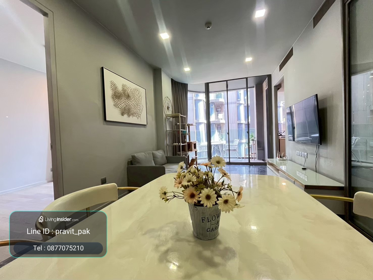 ให้เช่า Ashton Residence 41 (Low Rise) รับสัตว์เลี้ยง เฟอร์ครบ แต่งสวย พร้อมเข้าอยู่ ไม่มี 087-7075210 Boy – รูปที่ 2