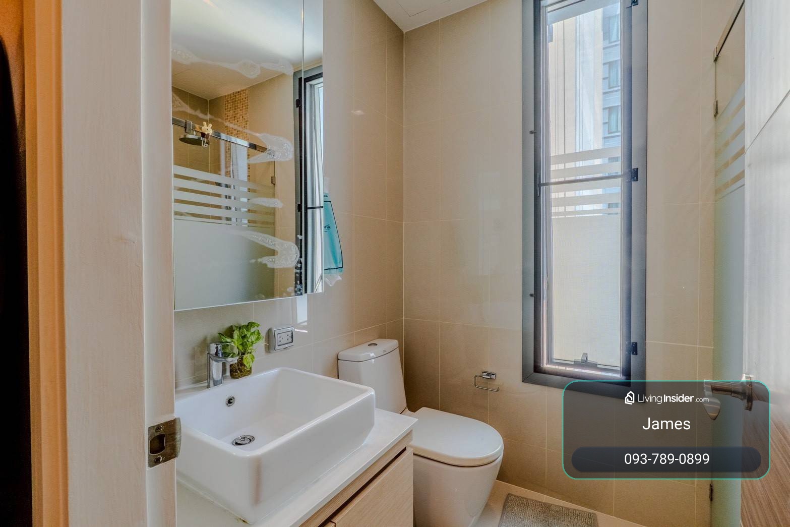 ห้องตำแหน่งมุมพิเศษ เป็นส่วนตัวไม่ติดใคร ติด MRT เพชรบุรี / Q Asoke 2 Bed 60 sq.m. โทร 0937890899 – รูปที่ 4