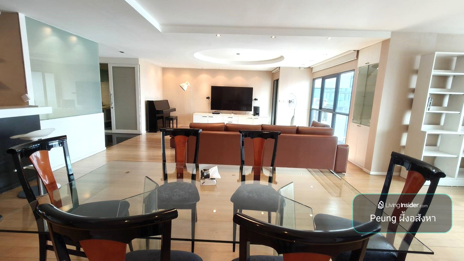 Rent/sale Sathorn Garden Condo (200sqm, 3B3B, 37th floor) MRT Lumpini and BTS Saladaeng. – รูปที่ 3