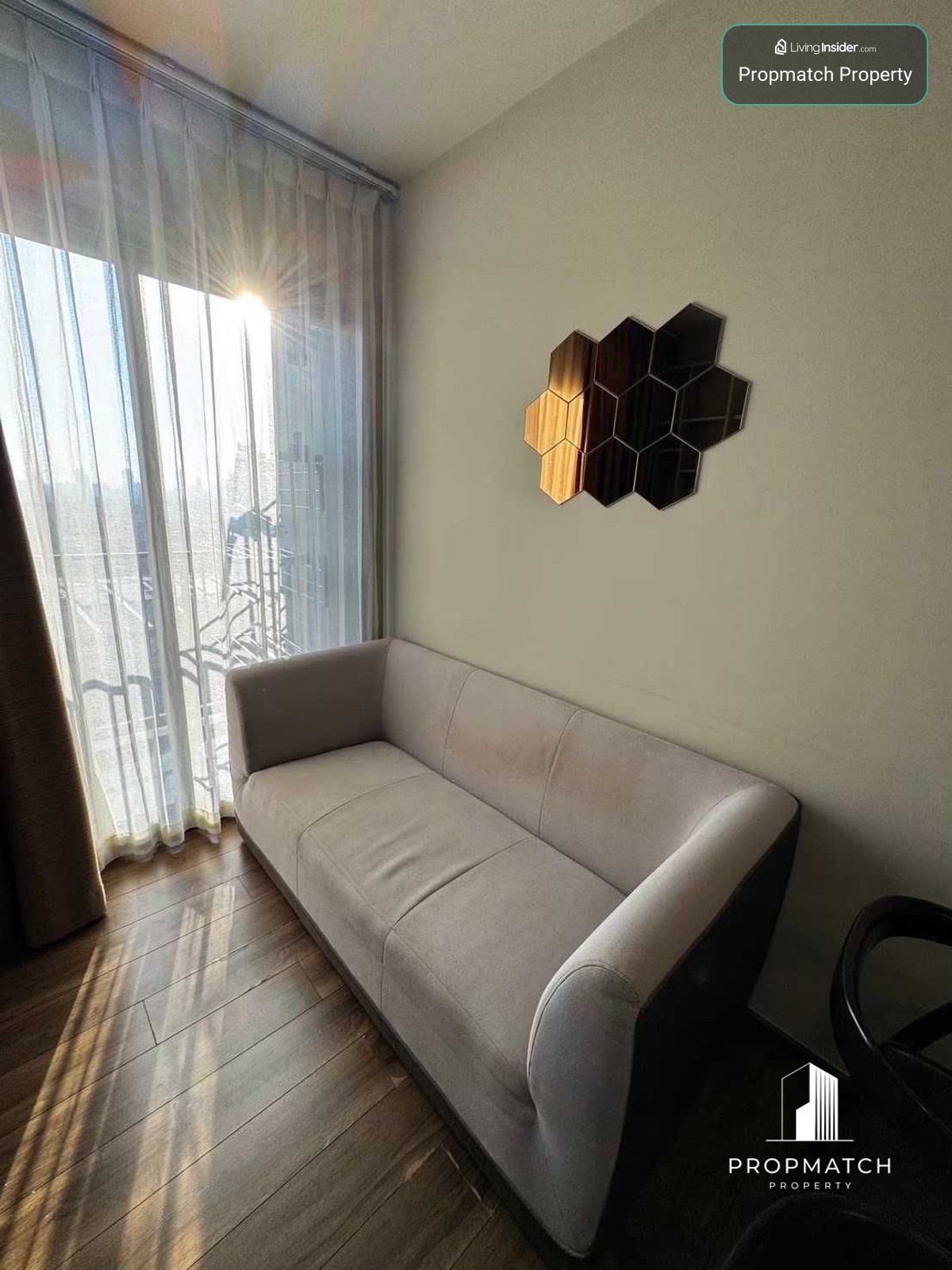 ✨Flash Deal ✨Onyx Phahonyothin( 1Bed 1Bath 31SQM.) แต่งครบพร้อมอยู่ !! เพียง  16,500 บาทต่อเดือน Tel.0981315848 @propmatch – รูปที่ 3