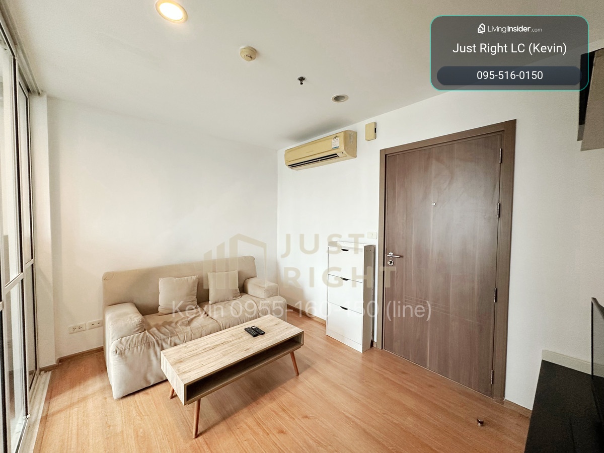ให้เช่า The Base Sukhumvit 77, 1 ห้องนอน 1 ห้องน้ำ 31* ตรม. ชั้น 2x  ตึก B เฟอร์ครบ เครื่องใช้ไฟฟ้าครบ ราคาพิเศษ 16,000 บาท/เดือน สัญญา 1 ปีเท่านั้น – รูปที่ 4