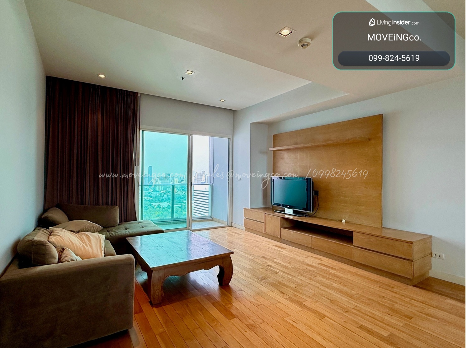 ห้องใหญ่ ชั้นสูง วิวสวน คอนโด 3 ห้องนอน ใกล้อโศกและพร้อมพงศ์ – รูปที่ 2
