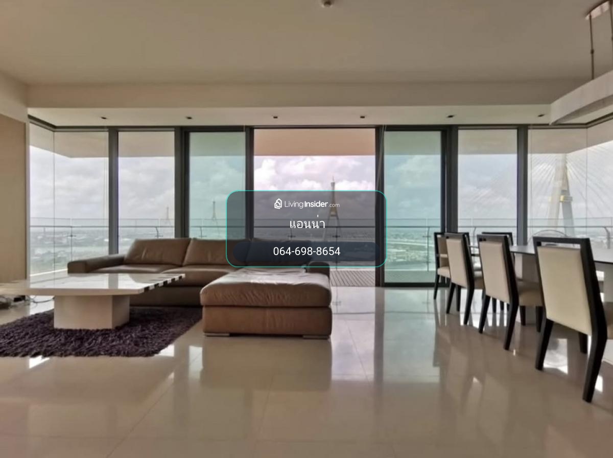 The Panno Rama3 Condo for Rent 223sqm. 3beds 3baths 18th fl. Fully Furnished – รูปที่ 3