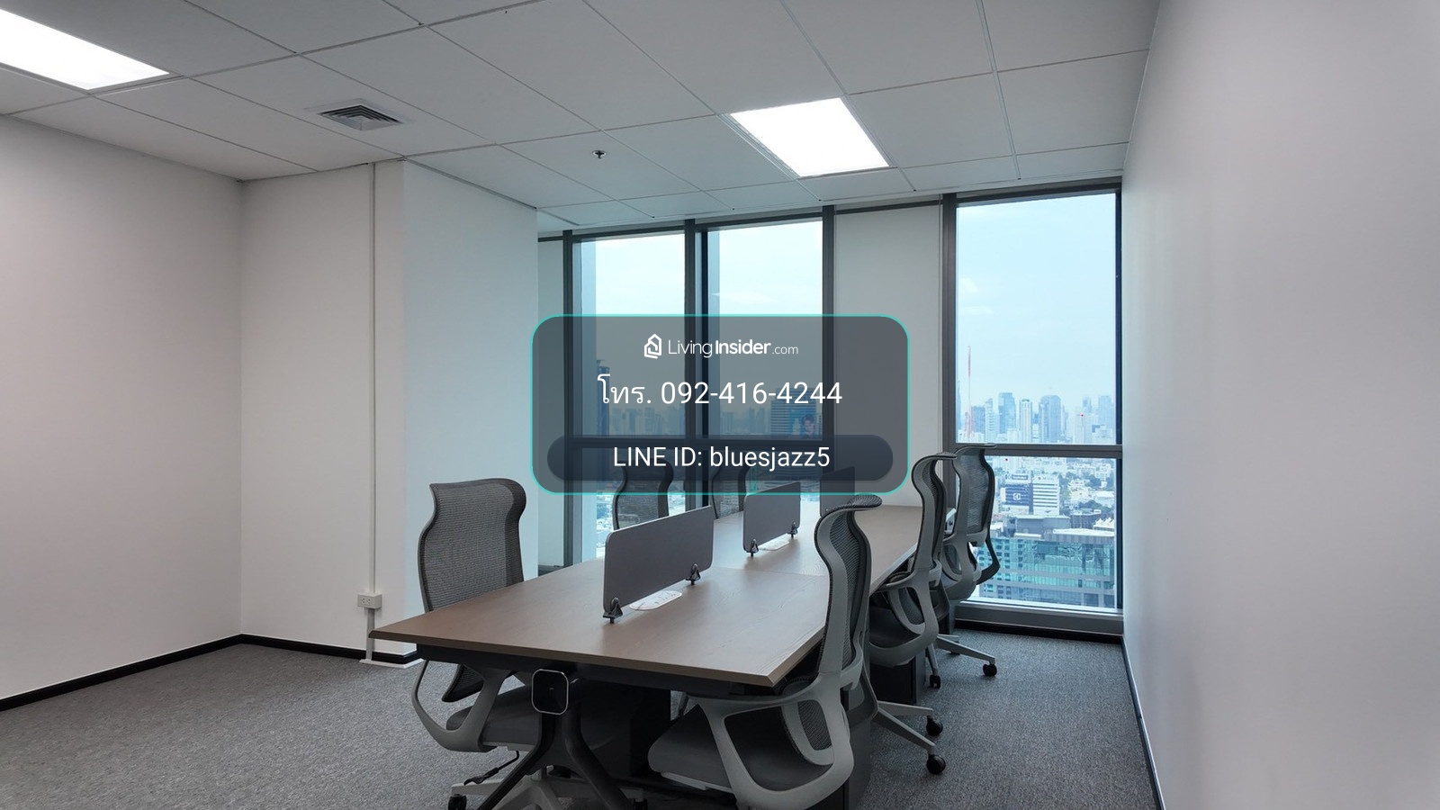 WoKii @V One Tower 40ตรม พื้นที่สำนักงานให้เช่าใกล้ MRT พระราม 9 เซ็นทรัล พระราม 9 ตกแต่งครบ พร้อมเฟอร์นิเจอร์ ใช้งานได้ทันที – รูปที่ 4