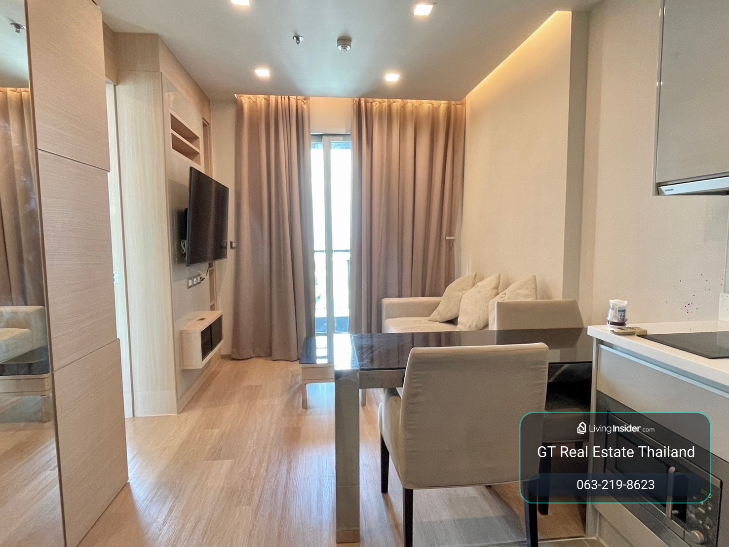คอนโด The Address Asoke เดินทางสะดวก ใกล้รถไฟฟ้าเอ็มอาที มีรถรับส่ง ห้องสวย เฟอร์นิเจอร์ครบ พร้อมอยู่!! – รูปที่ 4