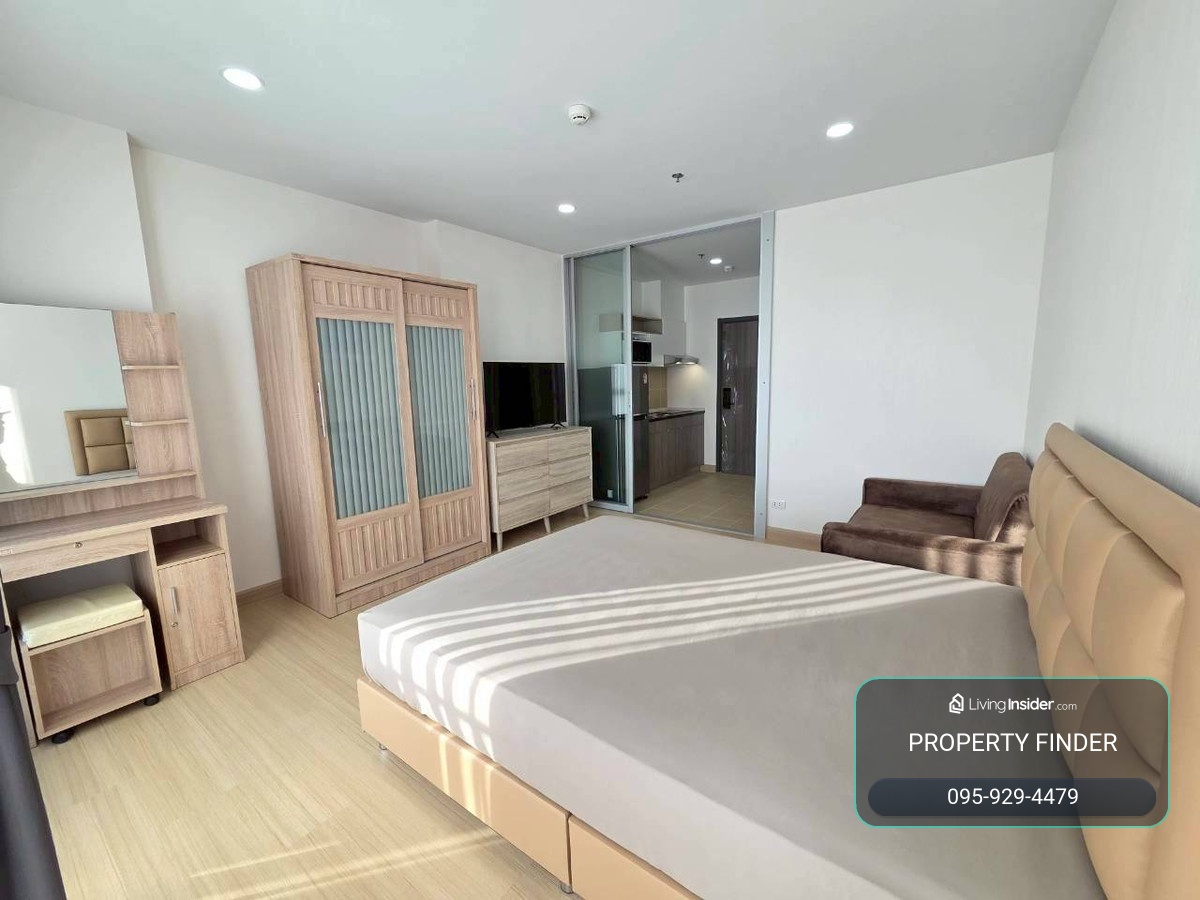 PFD-07774 ให้เช่า Supalai Veranda Sukhumvit 117 (ศุภาลัย เวอเรนด้า สุขุมวิท 117) คอนโดสไตล์รีสอร์ท ใกล้ BTS ปู่เจ้า ห้อง Studio กว้าง 29 ตรม. ราคาคุ้มค่า – รูปที่ 4