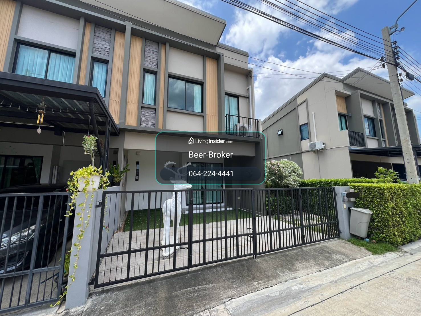 บ้านตัวอย่าง ทาวน์โฮม หลังมุม หิ้วกระเป๋ามาอยู่ได้เลย 4ห้องนอน ใกล้โรงเรียนสารสาสน์วิเทศราชพฤกษ์ – รูปที่ 4