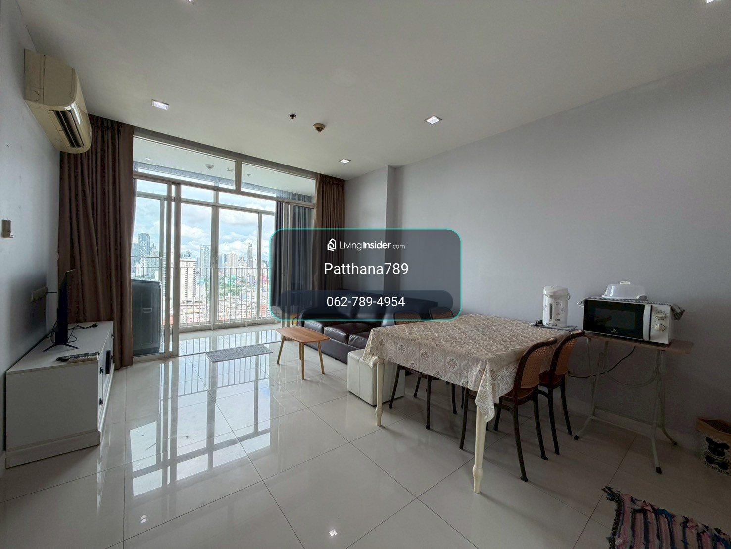For rent, 2 bedrooms, large room, Ideo Verve Ratchaprarop, most convenient in this area. – รูปที่ 2