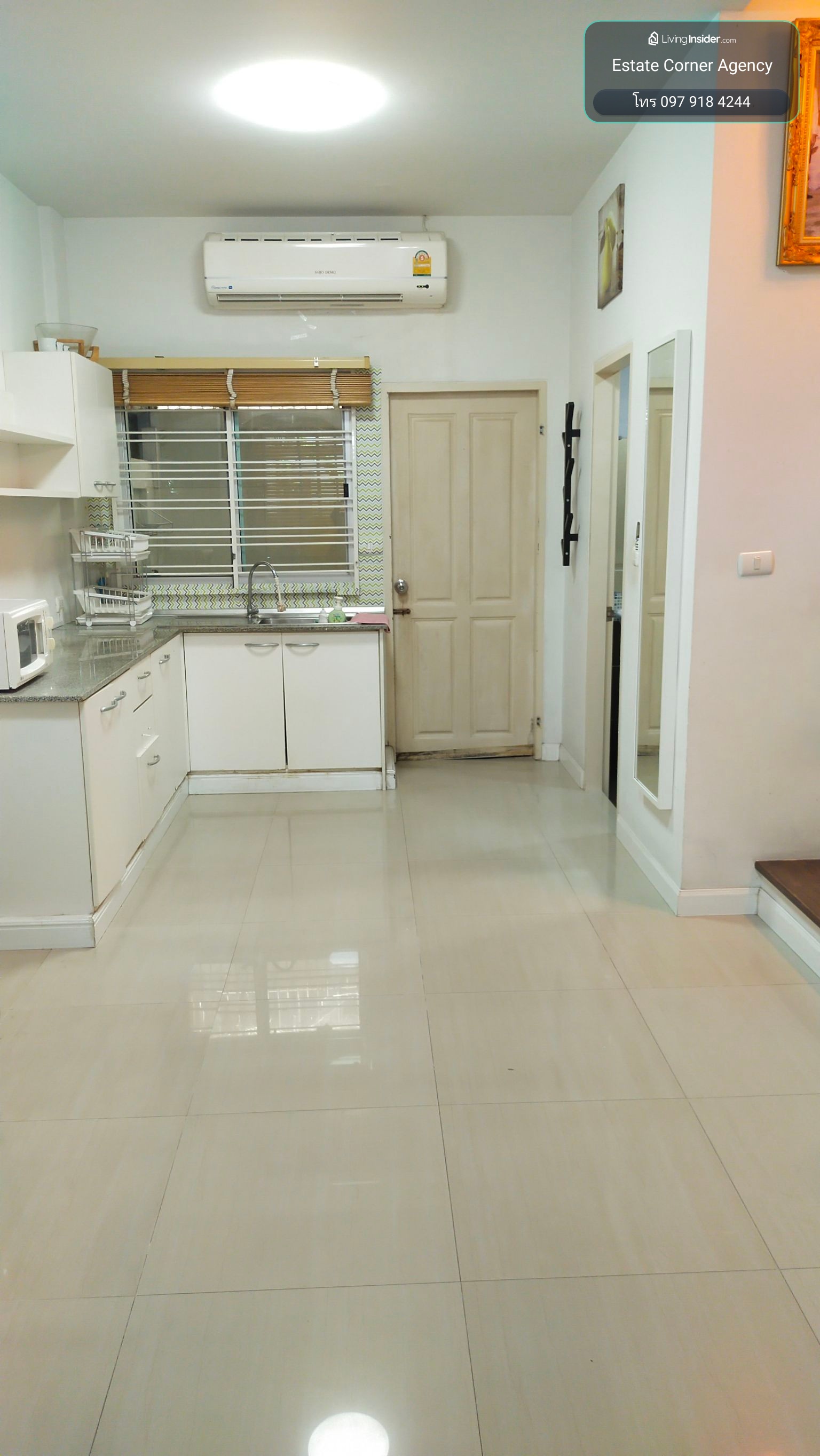 95352 - 3-story townhome for sale (with tenant), Town Plus Village, Pracha Uthit Road, next to Big C, Pracha Uthit 90. – รูปที่ 4
