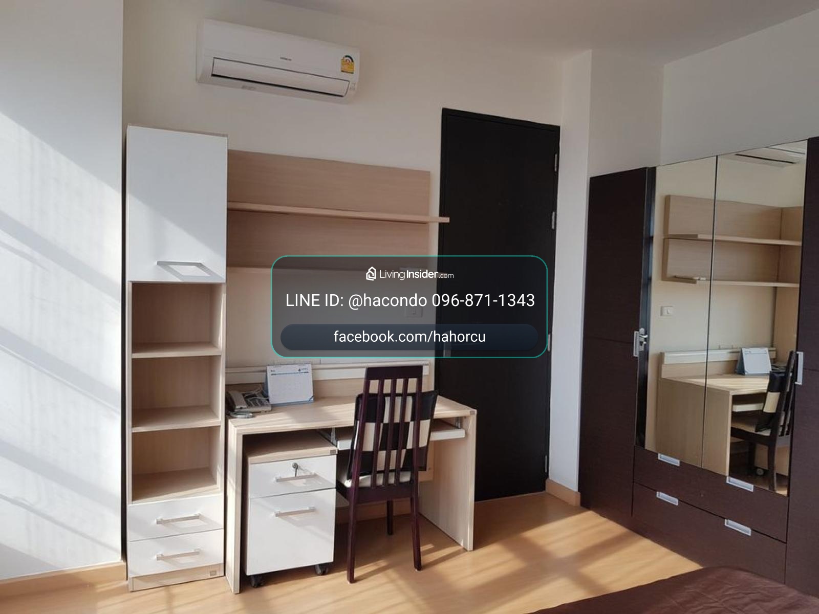 Baan Klang Krung Siam - Pathumwan【𝐑𝐄𝐍𝐓】🔥พื้นที่อยู่อาศัยคุณภาพ โทนสุขุม ใช้งานจริง🔥 ติดต่อไลน์ไอดี: @hacondo – รูปที่ 3