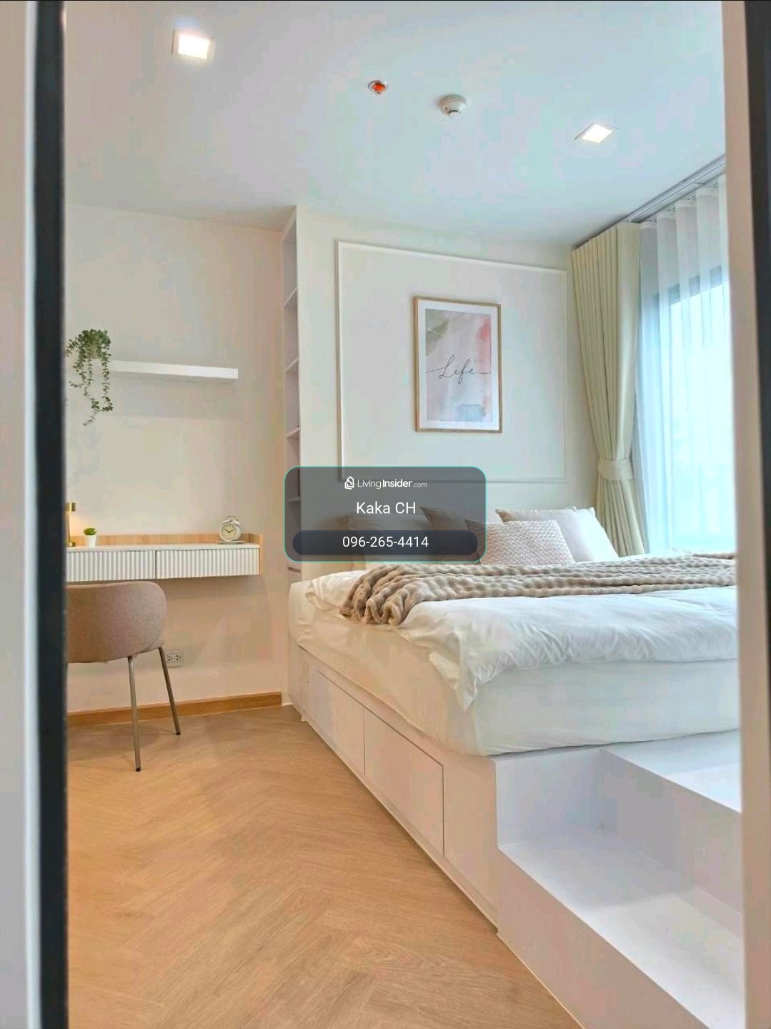 (For Sale🔥) 📍Life One Wireless | 1 bedroom plus 35 sq m. newly renovated | only 5.49 million baht on Wireless Road-Ploenchit! – รูปที่ 4