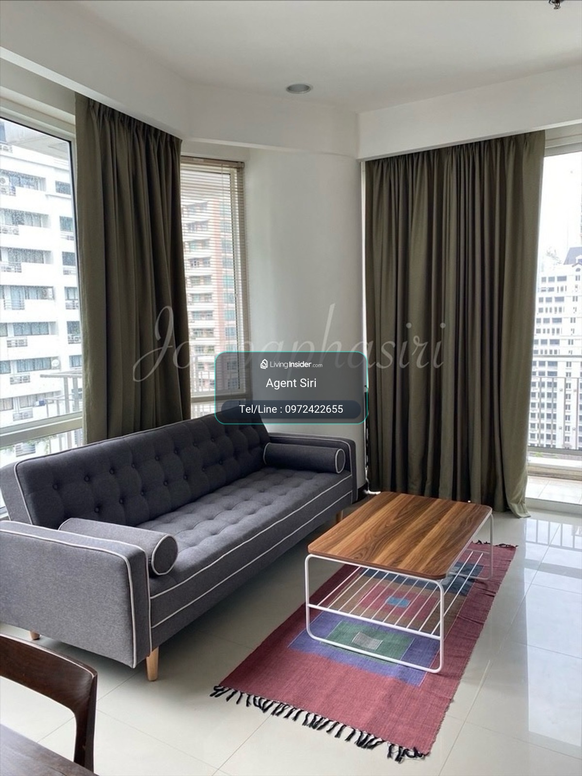 🔥For Rent💜 Corner room🔥2b2b  🚩Baan Rajprasong Condo  ✅Pls Call ✅+66972422655 – รูปที่ 2