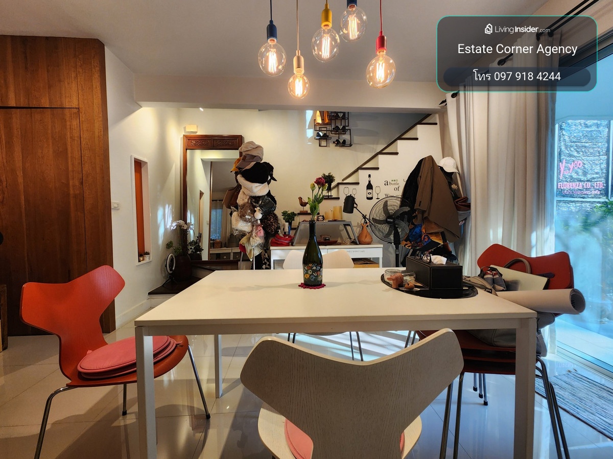 95172 - 3-story townhome for sale, beautifully decorated, very livable, Town Plus Pracha Uthit. – รูปที่ 2