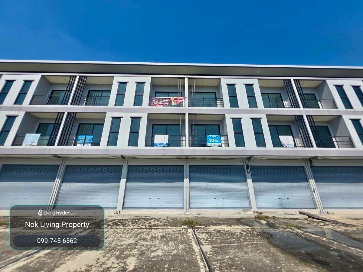 ขายด่วน โครงการ Aliz Townhome อาคารพาณิชย์ 8 คูหา และที่ดินเปล่าด้านหลัง พื้นที่รวม 2 ไร่ ต.คลองห้า อ.คลองหลวง จ.ปทุมธานี – รูปที่ 3
